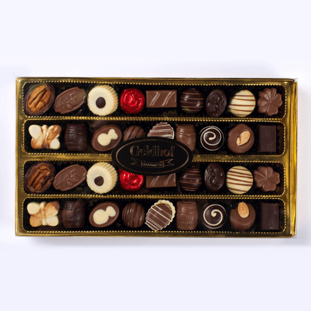 Geldhof 500g Assorted Chocolate Box (undecorated)